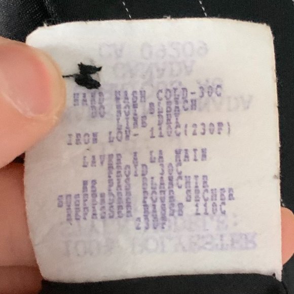 Vintage Cleo Petites Pinstriped Lined Dress Vest (Size 12) - Picture 6 of 7